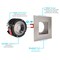 Luxrite 4 Inch Square LED Recessed Downlight 5 CCT Selectable 2700K-5000K 15W 1100LM Dimmable Nickel LR24950 LR24964-1PK - alternate 5